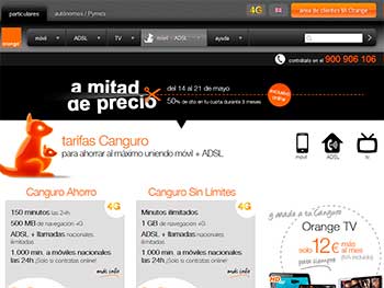 Maqueta home canguro Orange
